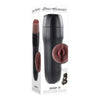 Zero Tolerance Grip It Dark Stroker - The Ultimate Lifelike Pleasure Experience for Men - Model ZTD-9001 - Vaginal Masturbator - Deep, Beaded Inner Channel - Dark - Adult Naughty Store