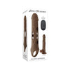 Zero Tolerance Big Boy Extender Dark Skin Tone - Remote Control Vibrating Penis Extender for Men - Model ZT-2023