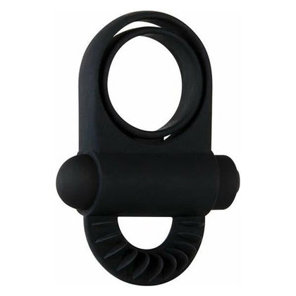 Zero Tolerance Toys Bell Ringer Black Vibrating Cock Ring & Ball Strap - Ultimate Pleasure for Couples