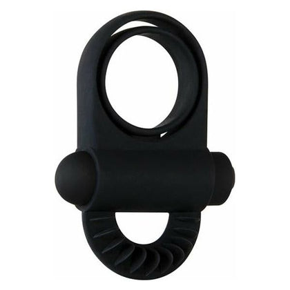 Zero Tolerance Toys Bell Ringer Black Vibrating Cock Ring & Ball Strap - Ultimate Pleasure for Couples - Adult Naughty Store