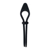 Zero Tolerance Toys Black Tie Affair Vibrating Cock Tie - Model XZT-2001 - Couples Pleasure Enhancer - Clitoral Stimulation - Black - Adult Naughty Store