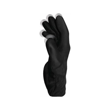 Fuzuoku Fukuoku Glove Right Hand Large Black - High-Frequency Vibrating Massage Glove for Intense Stimulation and Relaxation of Sensitive Areas