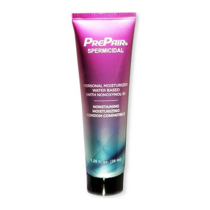 Trimensa Pharmaceuticals Prepair Spermicidal Water Based Lubricant 1.25oz Tube - Enhance Intimate Pleasure with Added Protection against Unwanted Pregnancy - Adult Naughty Store