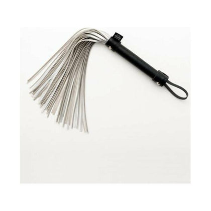 Fifty Shades of Grey Official Collection Please Sir Flogger - Exquisite Faux Leather Whip for Sensual Sadism - Model FSOG-PSF-001 - Unisex Pleasure Tool - Metallic Silver