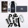 Fifty Shades of Grey Hard Limits Bed Restraint Kit - Ultimate Pleasure for Couples, Model HLB-100, Unisex, Full Body Bondage, Satin Black - Adult Naughty Store