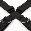 Fifty Shades of Grey Deluxe Over the Bed Cross Restraint Silver - Model X1 - Unisex - Full Body Bondage Experience - Sensual Silver