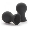 Introducing the Sensation Provoke Silicone Nipple Teasers - Model X1: The Ultimate Arousal Enhancer for All Genders, Delivering Exquisite Pleasure in Black - Adult Naughty Store