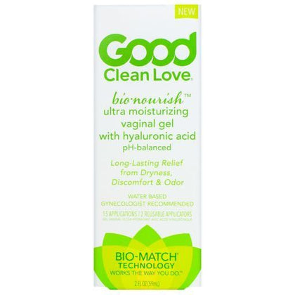 Good Clean Love Bionourish Ultra Moisturizing Gel with Hyaluronic Acid - Intimate Hydration for Women - 2 oz (Net)