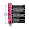 Global Novelties Prints Charming Buzzed Higher Power Rechargeable Bullet Blazing Beauty Vibrator - Model XR-2001 - Women's Clitoral Stimulation - Vibrant Cannabis Print - Adult Naughty Store