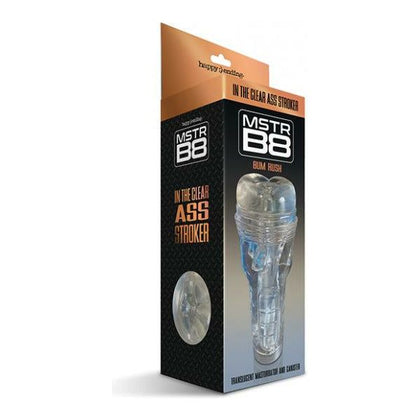 Global Novelties Mstr B8 In The Clear Ass Stroker - Translucent Transcendence for Ultimate Pleasure - Adult Naughty Store