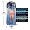 Global Novelties Happy Ending Shower Stroker Pussy - Model HESP-001 - Male Masturbator for Shower Pleasure - Realistic Tight Tunnel - Dual Air Holes - Phthalate-Free - Black
