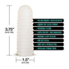 Global Novelties Happy Ending Just Add Water Whack Pack Sleeve - Male Water Activated Self-Lubricating Masturbation Sleeve (Model: 2023) - Enhance Solo Pleasure - Frosted Translucent