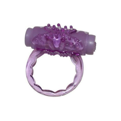 Introducing the Turbo Vibrating Cock Ring by Humm Dinger: The Ultimate Pleasure Enhancer for Couples - Model TD-500, Purple - Adult Naughty Store