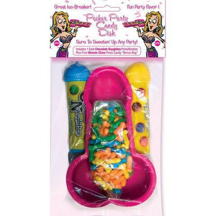 Introducing the Sensual Delights Pecker Candy Dish with Candy - The Ultimate Bachelorette Party Favor for Endless Laughter and Fun!