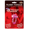 Introducing the Nubby Tongue MagentaPink Vibrating Cock Ring: The Ultimate Pleasure Enhancer for Couples - Adult Naughty Store