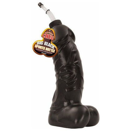 Hott Products Dicky Chug Black Sports Bottle 20 Oz - The Ultimate Pleasure Companion for Intense Hydration and Fun - Adult Naughty Store