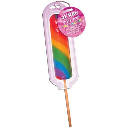 Jumbo Rainbow Pops Singles Candy Dick - The Ultimate Pleasure Delight for Adults