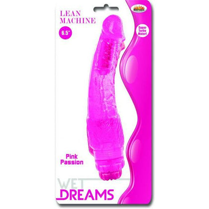 Wet Dreams Lean Machine Pink Passion Realistic Vibrator - Model LM-65P: Powerful Pleasure for Women