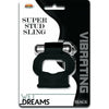 Wet Dreams Super Stud Sling Black Vibrating Ring - The Ultimate Pleasure Companion for Men - Adult Naughty Store