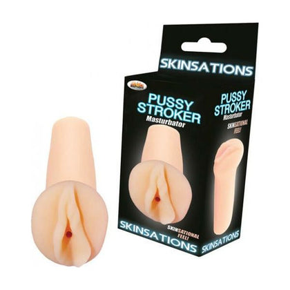 Skinsations Realistic Pussy Stroker Masturbator - Model X1 - For Men - Intense Pleasure - Flesh - Adult Naughty Store