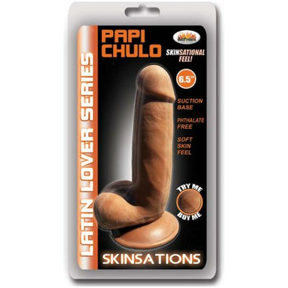 Skinsations Latin Lover Papi Chulo 6.5-Inch Tan Realistic Dildo for Sensual Pleasure - Adult Naughty Store