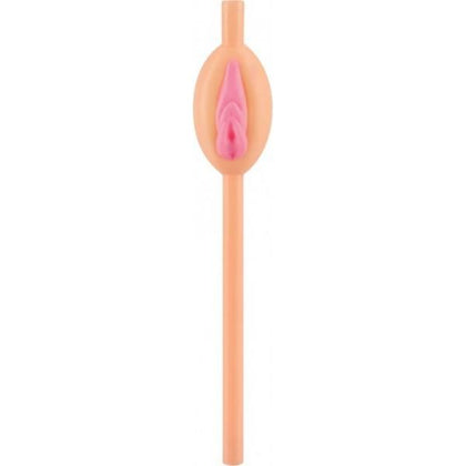 Hott Products Unlimited Pussy Straws Pink Beige 8 Count Package - Fun Adult Party Ice Breaker and Favor for Intimate Gatherings