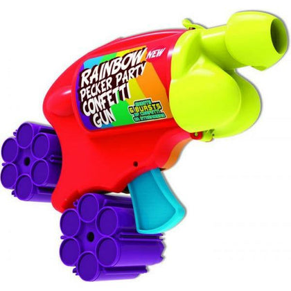 Hott Products Rainbow Pecker Party Confetti Gun - The Ultimate Fun-Filled Pleasure Device for Unforgettable Celebrations!