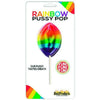 Hott Products Unlimited Rainbow Pussy Pops Adult Candy Lollipop - Vibrating Vagina Pleasure Delight, Model #RP-001, Female G-Spot Stimulation - Multi-Colored Flavors
