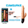 Skinsations Cum Quake Warming Dildo with Clit Stimulator - Powerful Dual Motor Thrusting Pleasure Toy for Women - Model CQ-9000 - Intense G-Spot and Clitoral Stimulation - Sultry Midnight Black