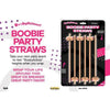 Introducing the Boobie Straws Beige 6 Pack: The Ultimate Boobylicious Adult Party Essential! - Adult Naughty Store