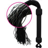 Hott Products Whip It Black Silicone Pleasure Whip with Tassels - Model WIP-001 - Unisex - Full Body Pleasure - Black - Adult Naughty Store