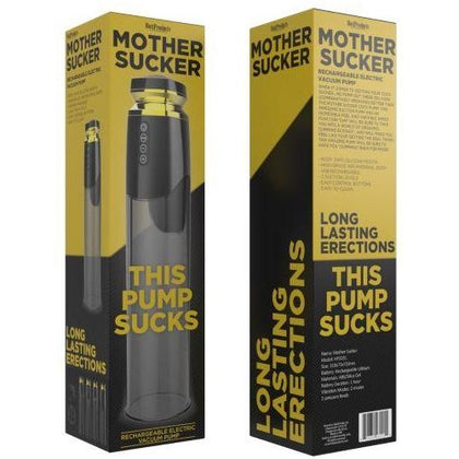 Hott Products Mother Sucker Penis Pump - Ultimate Pleasure Enhancer for Men - Model MS-500 - Intensify Your Experience - Black