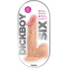 Introducing the SensaToys Dickboy 6 Realistic Dildo with Balls - Model DB-6, for Male Pleasure - Black - Adult Naughty Store