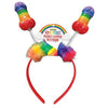 Hott Products Rainbow Pecker Bopper Headband - Vibrating Pleasure Accessory for All Genders - Model RP-001 - Multicolored - Adult Naughty Store