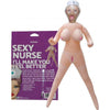 Hott Products Unlimited Sexy Nurse Inflatable Female Party Doll - Model NRS-5001 - Adult Sex Toy for Pleasure in 3 Holes - Pink - Adult Naughty Store