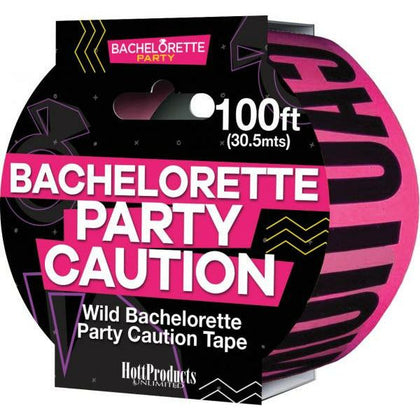Hott Products Unlimited Bachelorette Party Caution Tape - Fun Pink 100ft Tape for Wild Bachelorette Parties