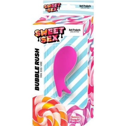 Hott Products Unlimited Sweet Sex Bunny Rush Play Vibe Magenta - Mini Egg Vibe for Women, Intense Pleasure, 10 Vibration Modes - Adult Naughty Store