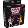 Hott Products Pecker Sword Fight Game Strap On Large Penis 2 Pack - Adult Party Game for Wild Night Adventures - Inflatable Penises with Adjustable Waist Straps - Fun Ice Breaker and Party Fa - Adult Naughty Store