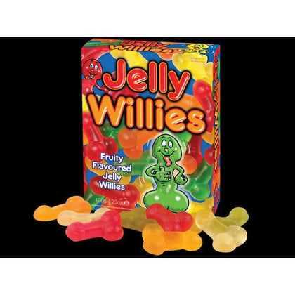 Hott Products Penis Gummies Jelly Willies - Fun and Delicious Edible Candy for Adults - Model: PGJW-423 - Unisex - Oral Pleasure - Assorted Fruit Flavors