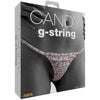 Hott Products Candy G-String Panty - Sweet and Sexy Edible Lingerie for Adults - Multi-Flavored - One Size Fits All - 14.5 Servings - 37 Calories - Non-Edible String - Perfect for Couples' Intimate Moments - Available in Various Colors