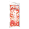 Icon Brands Shades 6in Jelly Gradient Dong Coral - Realistic Dildo for Women - Pleasure in Stunning Jewel Tones - Adult Naughty Store