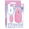 B12 Bullet Vibrator and Controller Pink - The Ultimate Pleasure Companion for Intense Stimulation - Adult Naughty Store