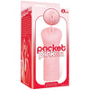 Icon Brands Pocket Pink Pussy Masturbator - Compact Handheld Male Stroker for On-The-Go Pleasure - Adult Naughty Store