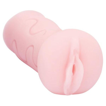 Icon Brands Pocket Pink Pussy Masturbator - Compact Handheld Male Stroker for On-The-Go Pleasure