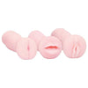 Icon Male Pocket Pink Stroker 3 Pack - Versatile Pleasure Trio for Men - Mouth, Vagina, and Anus - Intense Satisfaction on the Go - Adult Naughty Store