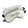 Silk Sensations - F-ck Me/F-ck You Mask Blindfold Gray (Unisex, Model: SS-001) - Adult Naughty Store