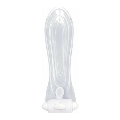 The Nines Vibrating Sextenders Contoured Sleeve Clear - Ultimate Pleasure Enhancer for Couples - Adult Naughty Store