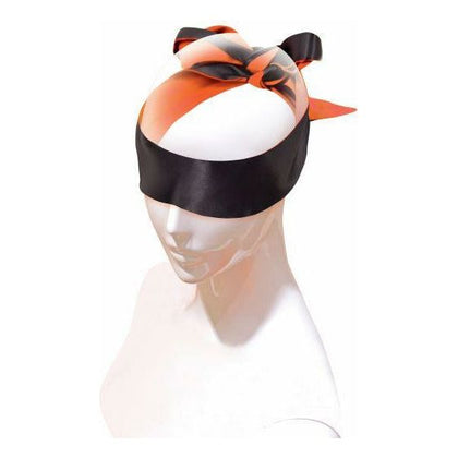 Icon Brands Orange Is The New Black Satin Sash Blindfold Restraint - Sensual Darkness for Ultimate Pleasure