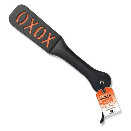 Icon Brands Orange Is The New Black XOXO Slap Paddle - Versatile BDSM Spanking Toy for Enhanced Pleasure - Model OITNB-XOXO-SP - Unisex - Impact Play - Vibrant Orange - Adult Naughty Store