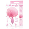 Icon Brands Cottontails CT-01 Silicone Bunny Tail Butt Plug Pink - For Exquisite Pleasure and Playful Passion - Adult Naughty Store